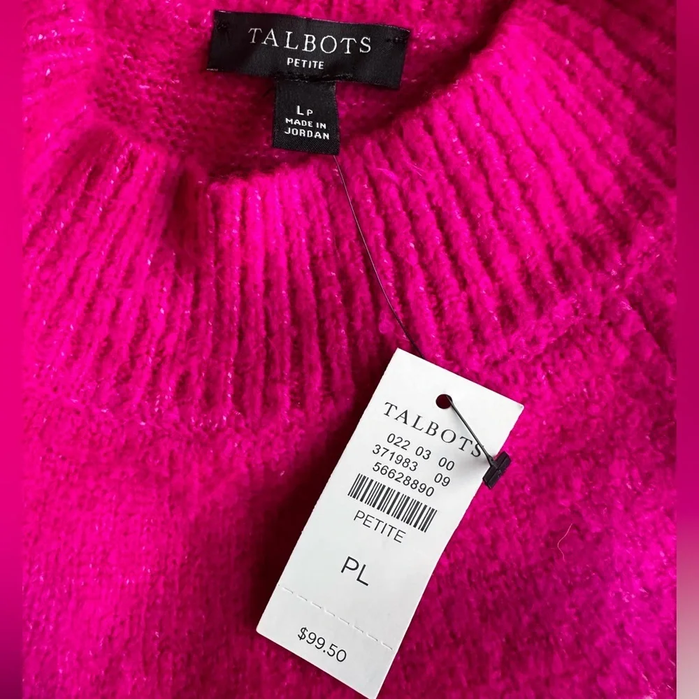 Talbots MOCKNECK SWEATER - SCALLOPED YOKE NWT - Picture 11 of 14